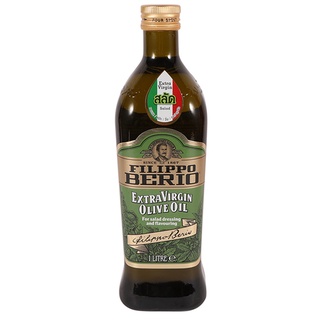 Filippo Berlio Extra Virgin Olive Oil 1 litre เอ็กซ์ตร้าเวอร์จิ้น น้ำมันมะกอก 1 ลิตร ส่วนผสมปรุงอาหาร น้ำมัน สลัด อาหาร