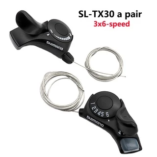 Shimano Tourney SL TX30 คันเกียร์จักรยาน 6s 7s 18s 21s ความเร็ว SL-TX30 Shifters รวมสายเกียร์ด้านใน
