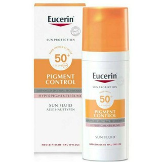 กันแดด Eucerin Sun Fluid Pigment Control SPF50+ 50ml.