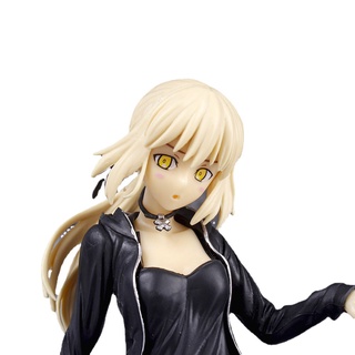 โมเดลฟิกเกอร์ Fate Grand Order Fate Night plain Clothing Seba Black Joan of Arc สําหรับตกแต่งบ้าน