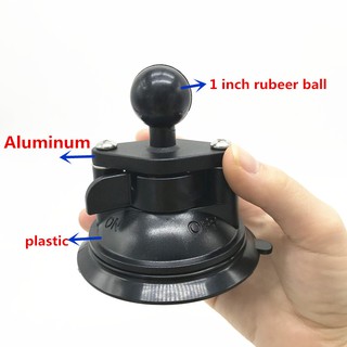 80mm Diameter Suction Cup Twist Lock Base with 1 inch Ball  for Gopro Camera Smartphone for Ram Mounts