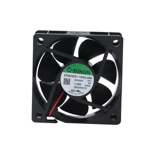 พัดลม EF60252S1-10000-A99 24VDC 2.5" SUNON