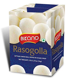 Bikano Rasogolla Rasgulla 1KG รัสกุลลา ขนมหวานอินเดีย