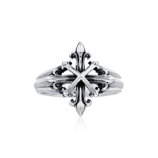 The Rituals Star ring แหวนเงินแท้ 925 แกะมือขัดเงาลงดำ ลาย Rituals Star แทนดาว 9 ดวงที่สำคัญ