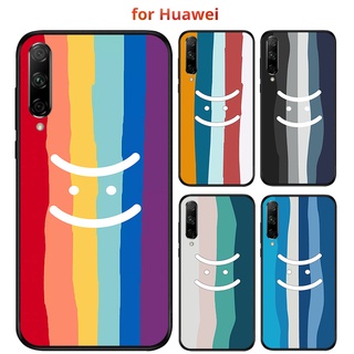 เคส HUAWEI  Y6P Y6 Y7 PRO Y7A Y9S Y6S Y9 PRIME 2019 นิ่ม ลายหน้ายิ้ม สําหรับ