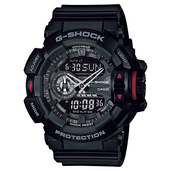 นาฬิกา คาสิโอ Casio G-Shock Standard Analog-Digital รุ่น GA-400-1B "BLACK EAGLE"