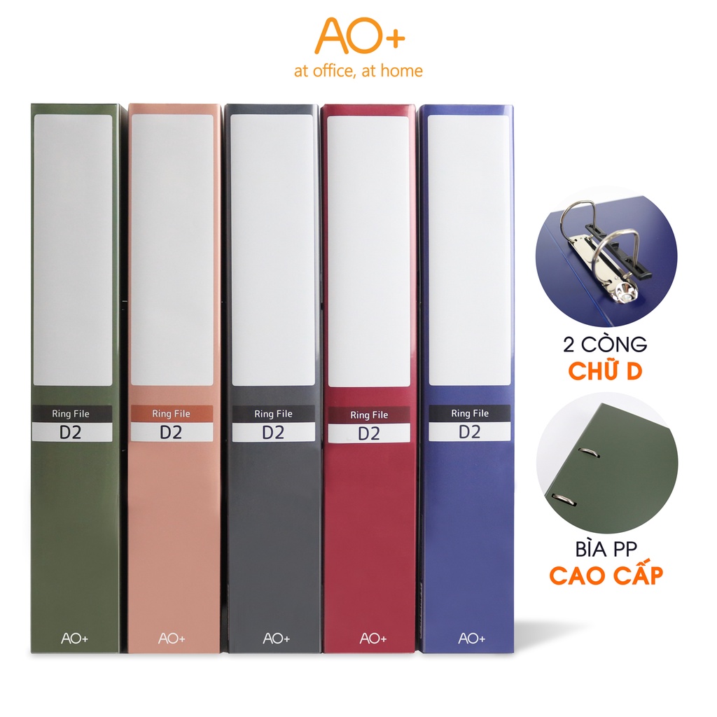 D2 Switch OFF AO+ Cuff Cover, พลาสติก PP/ A4, แหวน 2 D (3.5 ซม./ 5 ซม.)