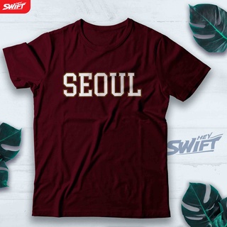 [COD]เสื้อยืดลําลอง พิมพ์ลาย Seoul DISTRO สําหรับผู้ชายS-5XL