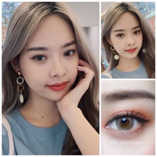 🔥 คอนแทคเลนส์ ✨ขนาดมินิ✨Brown / Gray✨Mini jelly (Kitty kawaii)