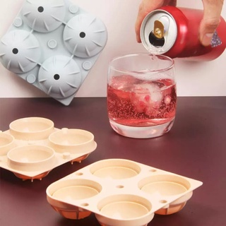 แม่พิมพ์น้ำแข็งซิลิโคน 4 ชิ้น แม่พิมพ์น้ำแข็ง Ice Ball Maker แม่พิมพ์ ซีลีโคน