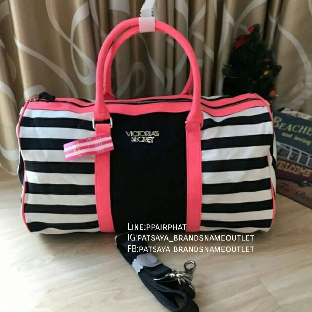 New !!VICTORIA' SECRET LUGGAGE TRAVEL OVERSIZED BEACH BAGเเท้💯💯💯outlet