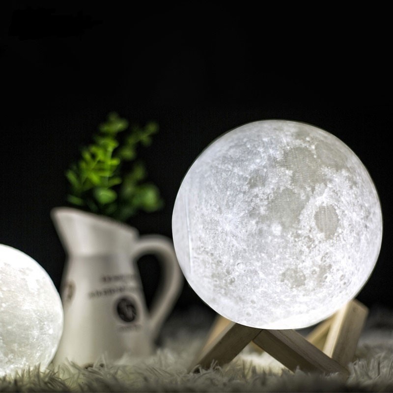 Spot Lunar Bedside Lamp Moon lamp Lunar Table Lamp LED Lunar Night ...