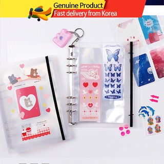 เครื่องผูกโฟโต้การ์ด Photocard Binder(A5) 6Hole Sticker File Kpop Deco Pocket Refill Photocard Album โฟโต้การ์ดอัลบั้ม