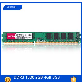 Hrapol หน่วยความจํา Ddr3 1600 Mhz 2Gb 4Gb 8Gb Memoria Pc3-12800 U 1600 Mhz 2 G 4 G 8 G Ram 1 . 5 V สําหรับคอมพิวเตอร์