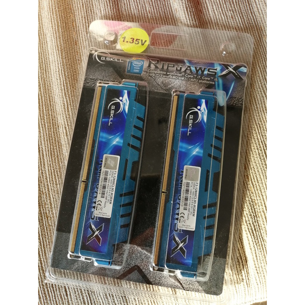 G.SKILL RIPJAWS DDR3L 1600 PC3-12800 8GB (2x4GB)