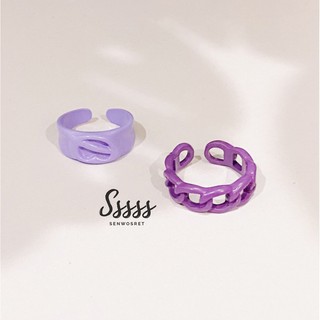 RINGSET 26 : Double Purple