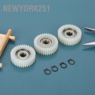 Newyork251 เฟืองคลัทช์มอเตอร์ ไนล่อน 36 ซี่ 3 ชิ้น