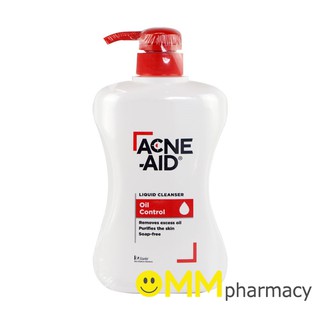 Acne Aid Liquid Cleanser 500 ml. ผลิตภัณฑ์ทำความสะอาดผิวหน้าสำหรับผิวมัน ( Acne-Aid สีแดง) *แพ็คเก็ตใหม่*