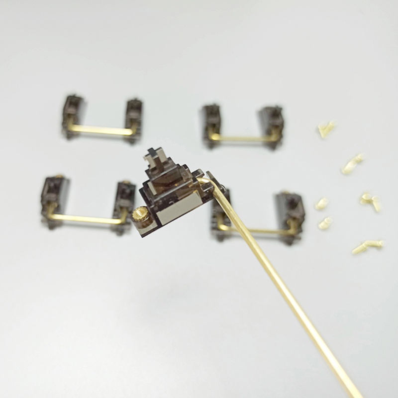 R * คีย์บอร์ด V2 Stabilizer ชุบทองชุบทอง Pcb สกรู
