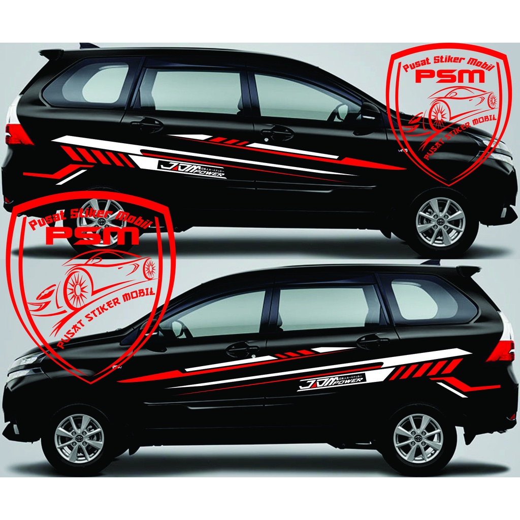 ใหม่ toyota avanza Xenia สติ๊กเกอร์ติดรถยนต์ toyota avanza innova สติ๊กเกอร์ veloz rush agya vios ตั