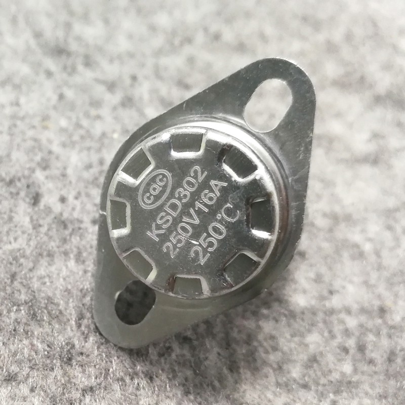 2pcs Thermostat ปกติปิด 16A 250V KSD302 60 90 160 180 240 250 85 300 องศา ksd301 เซรามิคอุณหภูมิสวิท