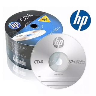 แผ่นซีดี CD CD-R ยี่ห้อ Hp / แท้ ความจุ 700MB Pack 50 แผ่น