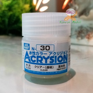 สีสูตรน้ำ Acrysion N30 Clear (Gloss)