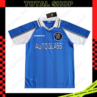 Chelsea 1997/98 Autoglass Home Jersey เสื้อเชลซีย้อนยุค เสื้อบอลย้อนยุคเชลซี