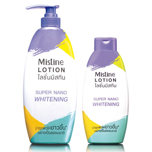 มิสทีน ซุปเปอร์ไวท์นาโน โลชั่น 400ml/250ml (Mistine super nano whitening lotion) ของแท้ พร้อมส่ง