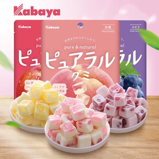 🔥🔥 พร้อมส่ง ถูกที่สุด Kabaya Gummy เยลลี่ญี่ปุ่นสอดไส้ผลไม้ ขนาด 58g