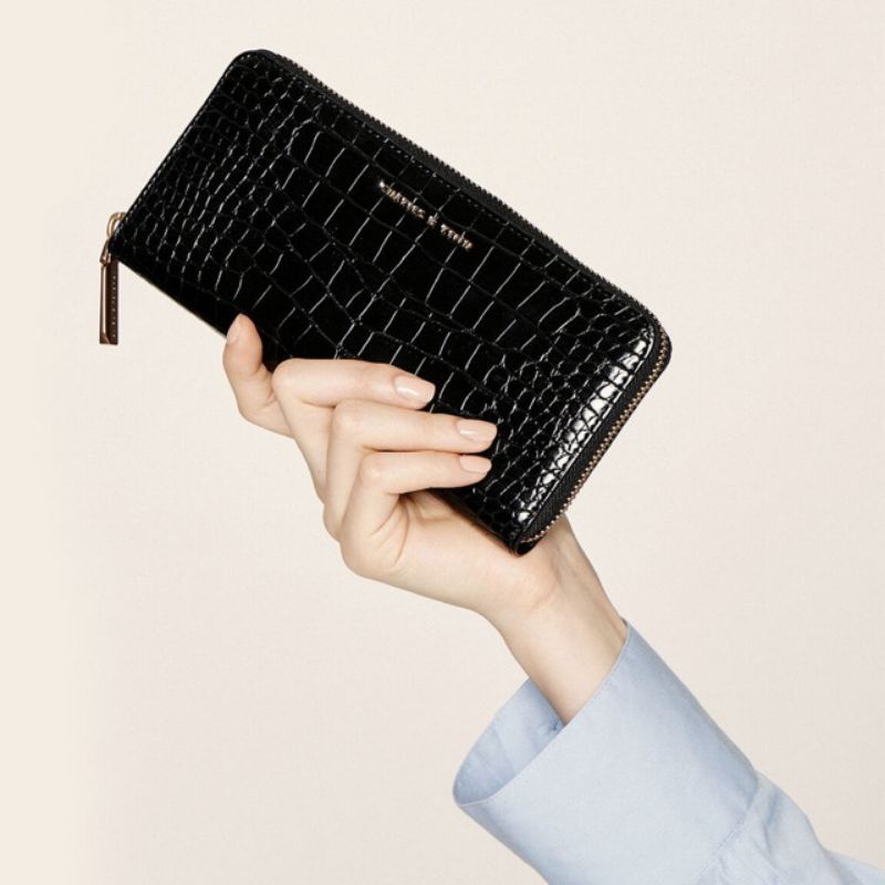 Ck Wallet Croc0 effect