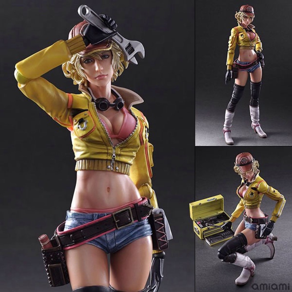 Figma ฟิกม่า Model Figure ฟิกเกอร์ โมเดล Play Arts Kai Final Fantasy XV Cindy Aurum ซินดี้ ออรั่ม ไฟ