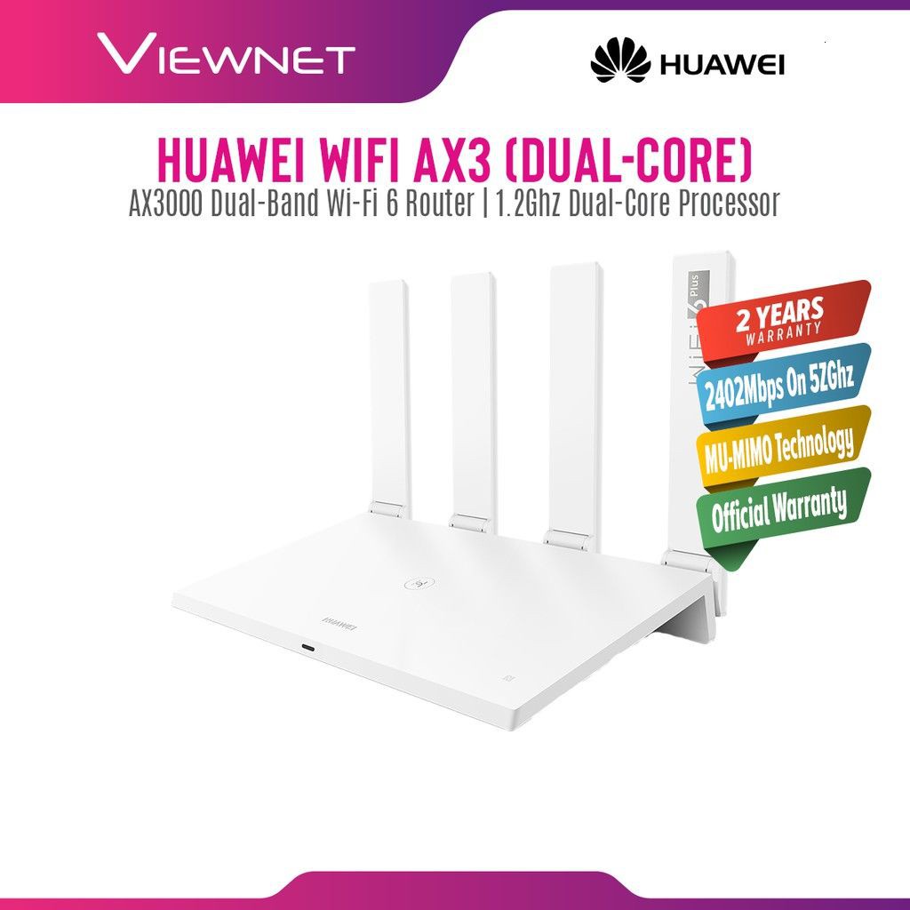 Discounthuawei Wifi Ax3 Dual Core Ax3000 Wifi 6 Plus Ax Router Support Huawei Hi Link Mesh Wi Fi Shopee Thailand