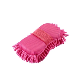ฟองน้ำล้างรถ ฟองน้ำทำความสะอาด ฟองน้ำไมโครไฟเบอร์  Car Washing Microfiber Sponge T8fn