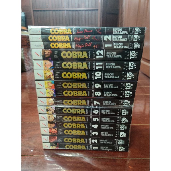 Cobra คอบร้า Bigbook 12 เล่มจบ + ภาคพิเศษรวม 3 เล่มจบ สภาพบ้าน/สะสม หายากมาก