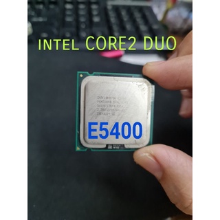 👍CPU intel Core*2 duo E5400 @2.70 GHZ 2cros 2threds Socket 775 LGAใช้ปกตื