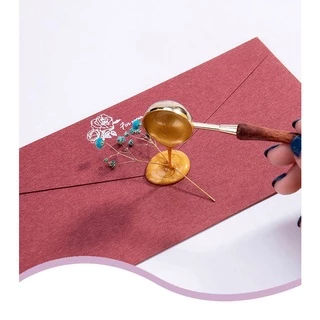 มี50สี ครั่งแท่ง ขี้ผึ้ง ใช้กับปืนกาวขนาด 11mm ได้ Sealing wax สำหรับทำตราประทับ ตกแต่งการ์ดแต่งงาน วันเกิด ของชำร่วย