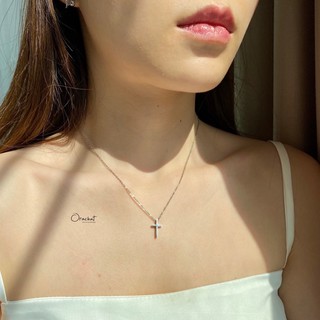 Classy cross 14k necklace. (สร้อยคองานชุบ 14k สแตนเลส สวย ทน เงา ไม่ลอก ไม่ดำ)