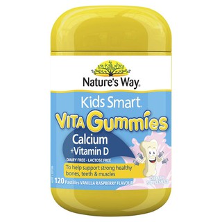 Natures Way Kids Smart Vita Gummies Calcium + Vitamin D 120 Gummies