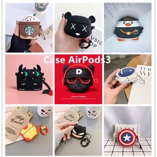 เคส AirPods 3 Case รุ่นที่ 3 เคส 2021ใหม่ AirPods Case หูฟังเคส น่ารัก สไตล์การ์ตูนAirPods เคสที่ 3 case Airpods3