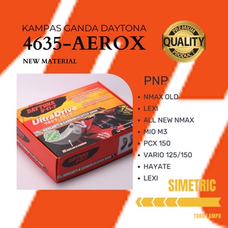 Double  DAYTONA AEROX LEXI PNP MIO M3 NMAX HAYATE - Double  RACING DAYTONA AEROX 155 - Double  DAYTONA ANT GREDEK AERO PCX 4635