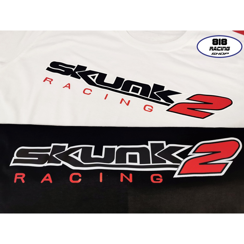 เสื้อยืด RACING เสื้อซิ่ง [COTTON 100%] [SKUNK 2]