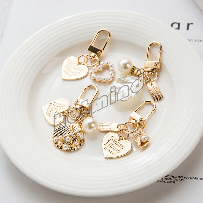 HD พวงกุญแจรูปทรงหัวใจประดับกระเป๋า beautiful keychain