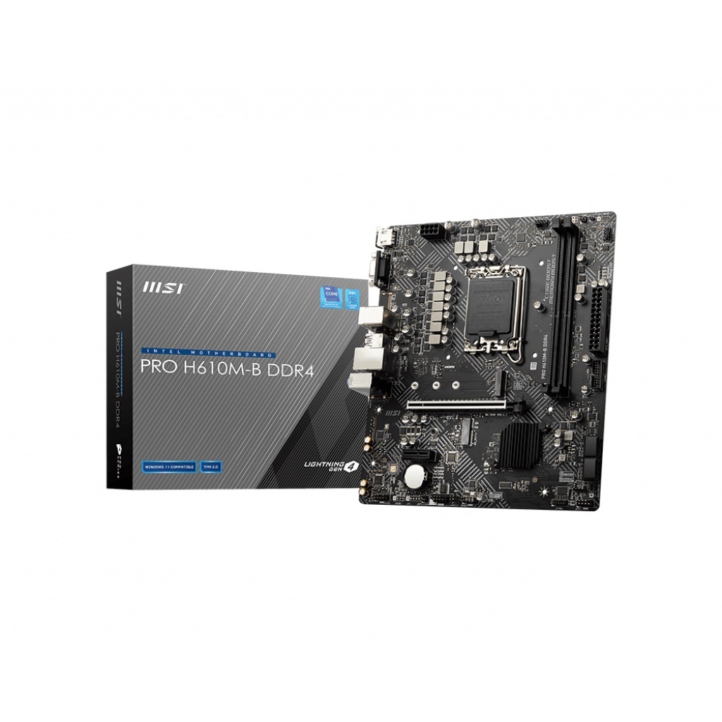 MAINBOARD MSI PRO H610M-B DDR4 LGA1700 รับประกัน3ปี by ARC