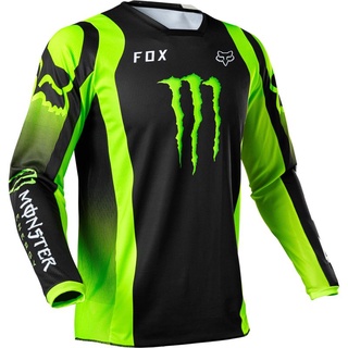 【COD】 พร้อมส่ง เสื้อกีฬาแขนยาว ลายทีมแข่งรถวิบาก Downhill สําหรับผู้ชาย 2022