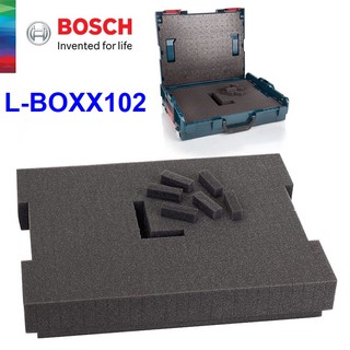 BOSCH Pre Cut foam for L-Boxx 102 โฟมจัดเก็บอุปกรณ์สำหรับกล่อง #1600A001S0