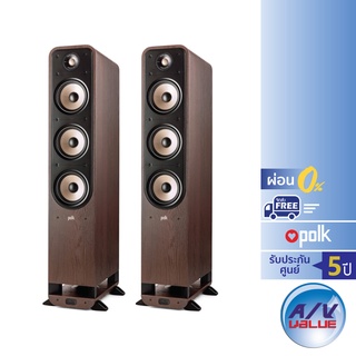 Polk Audio Signature Elite ES60 - Highest-Performing Signature Elite Loudspeaker (Pair) (Walnut)