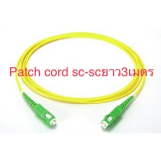 Patch cord SC/APC - SC/APC 3Meter.