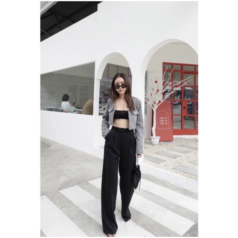 ส่งต่อ กางเกงขายาวของแบรน clove.ltd basic trouser size L