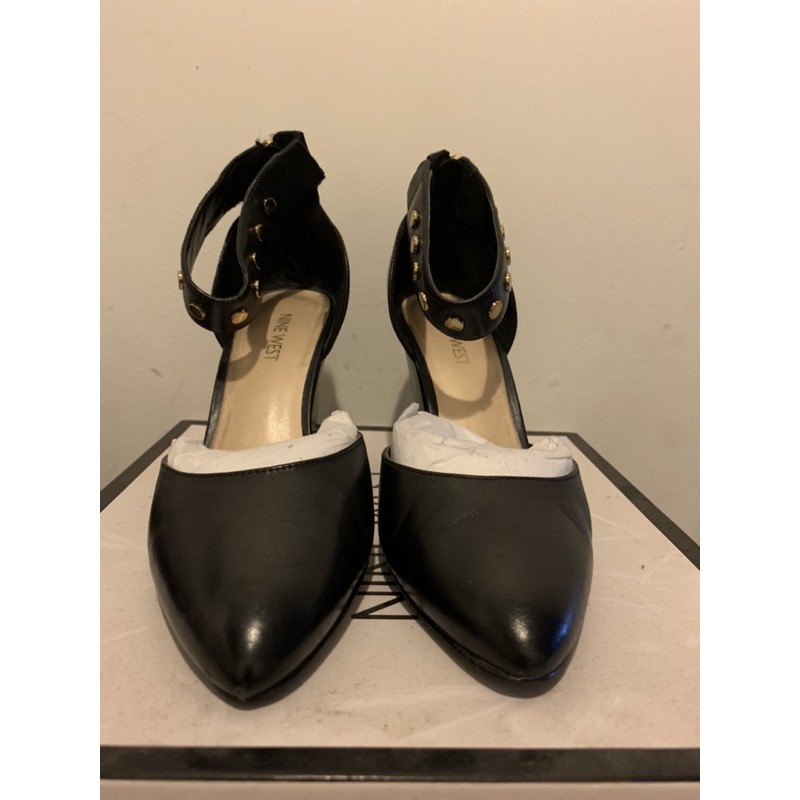 Nine West รองเท้าหนังสีดำ แท้ 💯%